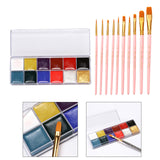 Maxbell Waterproof Makeup Tool Washable Portable for Carnivals Adults Kids Children