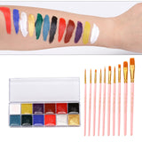 Maxbell Waterproof Makeup Tool Washable Portable for Carnivals Adults Kids Children