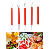 Maxbell Portable Carving Knife Vegetable Fruit Poke Restaurant Chef Broach 17.3cm