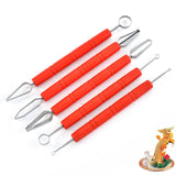 Maxbell Portable Carving Knife Vegetable Fruit Poke Restaurant Chef Broach 17.3cm