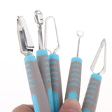 Maxbell Carving Knife Set Vegetable Fruit Sharp Modeling Sculpturing Corer Poke blue