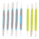 Maxbell Carving Knife Set Vegetable Fruit Sharp Modeling Sculpturing Corer Poke blue