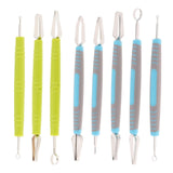 Maxbell Carving Knife Set Vegetable Fruit Sharp Modeling Sculpturing Corer Poke blue