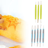 Maxbell Carving Knife Set Vegetable Fruit Sharp Modeling Sculpturing Corer Poke blue