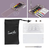 Maxbell Travel Watercolor Painting Pallet Box Display Accs Water Colors Palette