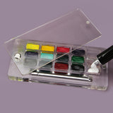 Maxbell Travel Watercolor Painting Pallet Box Display Accs Water Colors Palette
