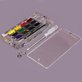 Maxbell Travel Watercolor Painting Pallet Box Display Accs Water Colors Palette