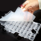 Maxbell 36 Grids Palette Storage Box Case Tray Supplies for Students