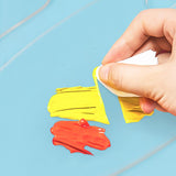 Maxbell Transparent Mixing Palette Pallet Holder Tray for DIY Watercolor Painting Heart 20cmx20cm