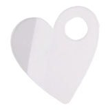Maxbell Transparent Mixing Palette Pallet Holder Tray for DIY Watercolor Painting Heart 20cmx20cm