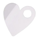 Maxbell Transparent Mixing Palette Pallet Holder Tray for DIY Watercolor Painting Heart 20cmx20cm