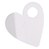 Maxbell Transparent Mixing Palette Pallet Holder Tray for DIY Watercolor Painting Heart 20cmx20cm