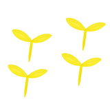 Maxbell Cute Cartoon Bookmarks Page Holder Book Marker for Office Writers Gift Yellow
