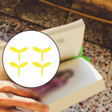 Maxbell Cute Cartoon Bookmarks Page Holder Book Marker for Office Writers Gift Yellow