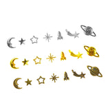 Maxbell Moon Star Celestial Charms Pendant Ornaments Fillers Jewelry Making Mixed