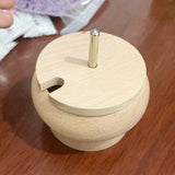 Maxbell Wood Bead Spinner Bead Spinning Loader Spin Bowl Beading Needles for Jewelry Making