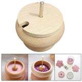 Maxbell Wood Bead Spinner Bead Spinning Loader Spin Bowl Beading Needles for Jewelry Making