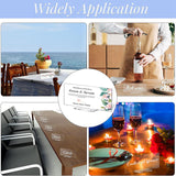 Maxbell 10x Clear Acrylic Place Cards DIY with Holder for Wedding Centerpiece Decor