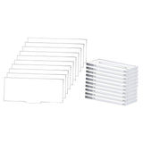 Maxbell 10x Clear Acrylic Place Cards DIY with Holder for Wedding Centerpiece Decor