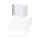Maxbell 10x Clear Acrylic Place Cards DIY with Holder for Wedding Centerpiece Decor
