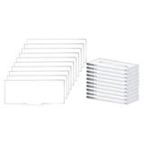 Maxbell 10x Clear Acrylic Place Cards DIY with Holder for Wedding Centerpiece Decor