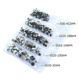 Maxbell Professional Hot Fix Rhinestones Set DIY Crafts for Purse Jewelry Decoration