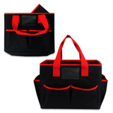 Maxbell Storage Tote Bag Moving Bottom Pad for Teacher Organizing Work Teaching Aids Black