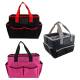 Maxbell Storage Tote Bag Moving Bottom Pad for Teacher Organizing Work Teaching Aids Black