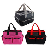 Maxbell Storage Tote Bag Moving Bottom Pad for Teacher Organizing Work Teaching Aids Black