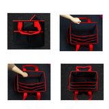 Maxbell Storage Tote Bag Moving Bottom Pad for Teacher Organizing Work Teaching Aids Black