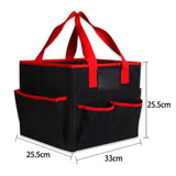 Maxbell Storage Tote Bag Moving Bottom Pad for Teacher Organizing Work Teaching Aids Black