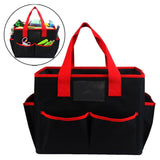 Maxbell Storage Tote Bag Moving Bottom Pad for Teacher Organizing Work Teaching Aids Black