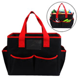 Maxbell Storage Tote Bag Moving Bottom Pad for Teacher Organizing Work Teaching Aids Black