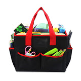 Maxbell Storage Tote Bag Moving Bottom Pad for Teacher Organizing Work Teaching Aids Black
