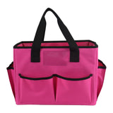 Maxbell Storage Tote Bag Moving Bottom Pad for Teacher Organizing Work Teaching Aids Red