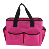 Maxbell Storage Tote Bag Moving Bottom Pad for Teacher Organizing Work Teaching Aids Red