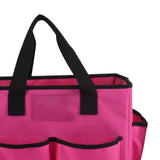 Maxbell Storage Tote Bag Moving Bottom Pad for Teacher Organizing Work Teaching Aids Red