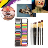 Maxbell Face and Body Paint Makeup Palette Kit for Cosplay Body Art Adults