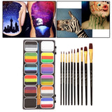 Maxbell Face and Body Paint Makeup Palette Kit for Cosplay Body Art Adults