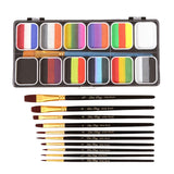 Maxbell Face and Body Paint Makeup Palette Kit for Cosplay Body Art Adults