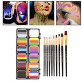 Maxbell Face and Body Paint Makeup Palette Kit for Cosplay Body Art Adults