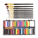 Maxbell Face and Body Paint Makeup Palette Kit for Cosplay Body Art Adults