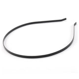 Maxbell 5Pcs 5mm Stainless Steel Hairbands Headwear Handicraf Ladies Girls Women black
