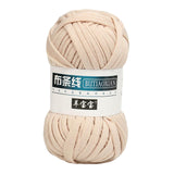 Maxbell Fabric Cloth Knitting Yarn Braided Yarns for Cushion Carpets Blanket Making Beige