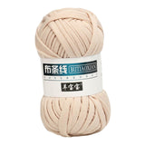 Maxbell Fabric Cloth Knitting Yarn Braided Yarns for Cushion Carpets Blanket Making Beige