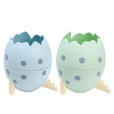 Maxbell Creative Dinosaur Egg Pencil Holder Storage Box Office Desk Decoration Blue