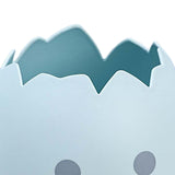 Maxbell Creative Dinosaur Egg Pencil Holder Storage Box Office Desk Decoration Blue