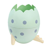 Maxbell Creative Dinosaur Egg Pencil Holder Storage Box Office Desk Decoration Green