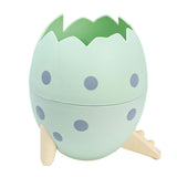 Maxbell Creative Dinosaur Egg Pencil Holder Storage Box Office Desk Decoration Green