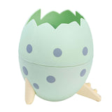 Maxbell Creative Dinosaur Egg Pencil Holder Storage Box Office Desk Decoration Green